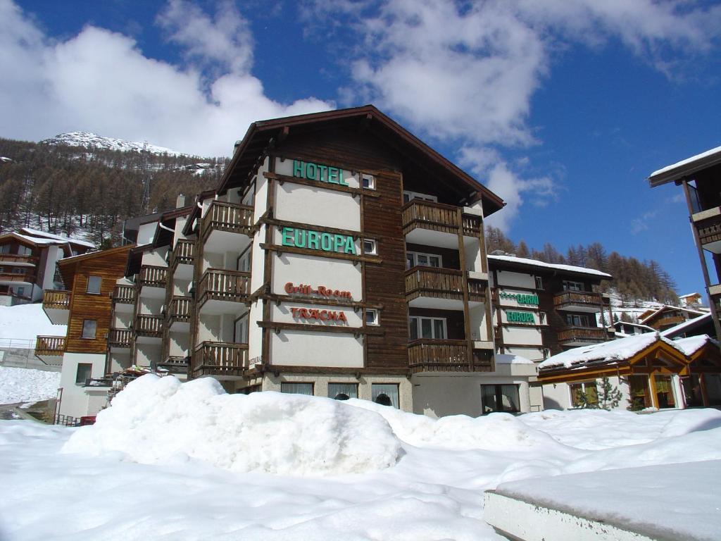 Hotel Europa Guest House Saas Fee Dış mekan fotoğraf